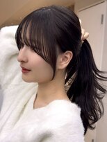 アビー(ABBEY3)&nbsp;顔まわり顔周り前髪カットミディアムレイヤーロングレイヤー