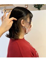 アズール 草加(azule)&nbsp;インナーカラー　イヤリングカラー　ベージュ