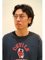 ビュートリアム 鎌倉小町(BEAUTRIUM)&nbsp;もみあげ刈り上げ×ゆるパーマ大人ショート[渡沼一喜]