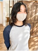 倉敷ニュアンスパーマ20代30代40代ラフウェーブレイヤーパーマ