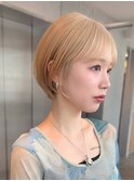 コンパクトショートカット丸みショートくびれショートボブ表参道