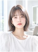 くびれ巻き/モカグレージュ/韓国レイヤー/モカブラウン/銀座