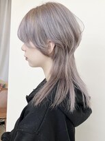 モリオフロムロンドン 原宿本店(morio from London) ハイトーンロングウルフクラゲヘア前髪あり