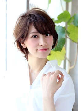 アリュウル 表参道 青山(Allure) 【Allure】ふんわり×大人女子ショート2　水越モーブカラー