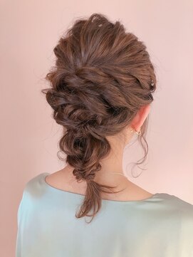 ヘアーエスクールシーユー 枚方T-SITE店(hair S.COEUR×Cu) 【hair S.COEUR】結婚式アレンジ