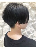 小顔ハンサムショート#イメチェン#大人かわいい