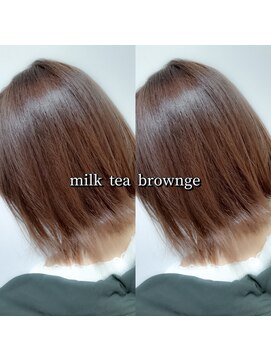 ヘアーメイク トレコローリ(hair make trecolori) 【trecolori  津田沼】ミルクティーブラウンジュ