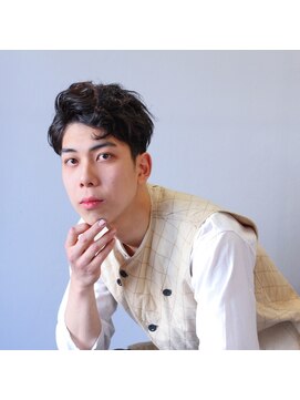 ナバロスタジオ(navarro studio) くせ毛×七三ショート