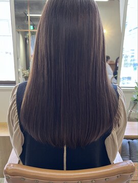 マロウ(mallow) 《花屋併設》縮毛矯正/チョコブラウン/ニュアンスカラー