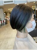 ミニボブ×インナーカラー