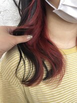 プライズ アイリス 池袋東口店(prize Iris)&nbsp;インナーカラー/レッドカラー/秋カラー/￥9900