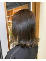 サルファ ヘアデザイン 名古屋 丸の内(S.ALPHA HAIR DESIGN)&nbsp;伸ばしかけ外ハネボブ