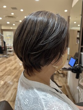 ヴィサージュディオ(VISAGE dio) 柏/松戸/我孫子 白髪ぼかしショートボブ