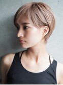 ショートカット×ひし形ショートボブ×前髪あり20代30代40代 s03