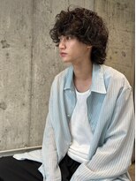 無造作マッシュウルフ×ソフトツイストスパイラルパーマ