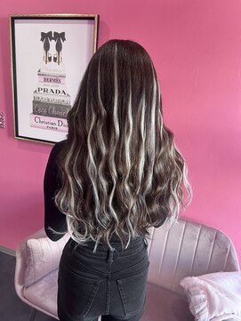 ヴィアンジュ(viange) ハイライト風シールエクステ