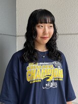 ヘアーアイストゥーレ(HAIR ICI TRE)&nbsp;レイヤーパーマ　ミディアムパーマ　担当東川内遥