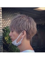 ニカ(NIKA)&nbsp;【メンズ】マッシュウルフ♪ダブルカラーカット