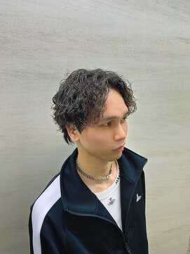 ヒロギンザ 御徒町店(HIRO GINZA) センターパートウルフ　プードル　スパイラル