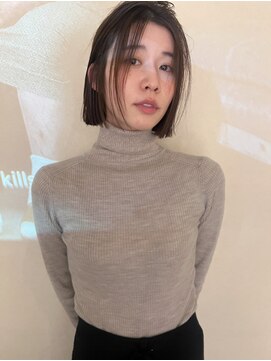 ホテリー(Hotely) ブリーチなしカラー30代ボブ代官山