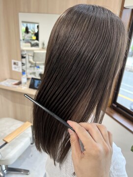 メロウ(mellow) ダブルカラー×グレージュ