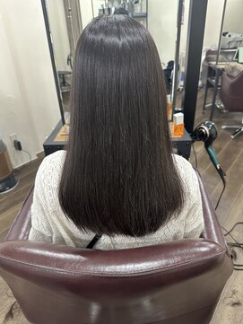 ライフ 忍ケ丘店(Lyfe) 髪質改善酸性ストレート_ダークアッシュグレージュ_436