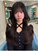 韓国/髪質改善/熊本韓国ヘア/顔まわり/レイヤー/前髪/上通り
