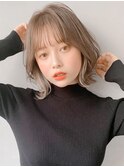 モテ髪ミニウルフ前髪セミディ似合わせカット美髪#204f0508