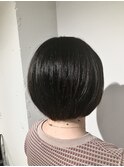 まとまる艶感ボブ/髪質改善/透明感カラー/小顔カット/30代/40代