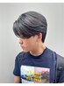 【再来】メンズカット+曲がる縮毛矯正 （通常可能）￥18500 (メンズ/縮毛矯正)