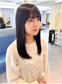 [地毛風シルキーストレートヘア]