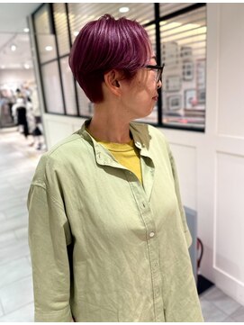 ビーハイブアヴェダ PARCO2店(BEHIVE AVEDA) 【ショートボブ/高橋駿】 ダブルカラー/ブリーチ