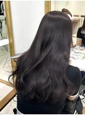 ラベンダーグレージュ  ダークラベンダー  透明感カラー