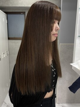 スウィープ(sweep) ブリーチなしダブルカラー/オリーブベージュ/髪質改善