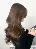 韓国風レイヤーカット顔まわりくびれオルチャン 心斎橋