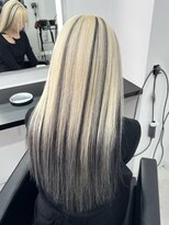 エゴ 池袋(EGO) グラデーションカラー インナーカラー ホワイトブロンド