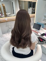 ロンドルピナス 小倉(Lond Lupinus)&nbsp;ミディアムヘア暗めカラー/デザインカラー/フェイスフレーミング