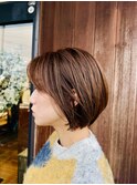 大人ショートボブ