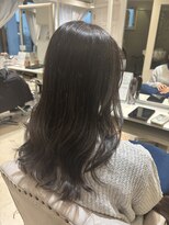 アルブル エト シミー(Arbre et chimie)&nbsp;着物ヘア/大人ガーリー/ダークアッシュ/似合わせカット/東村山