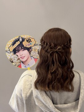 ロロネー 天満(Lolonois) 【Lolonois天満】あみこみハーフアップリボン(御輿天使羽)