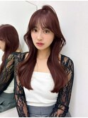 着物ヘア/ラベンダーカラー/ミディアムレイヤーカット/渋谷