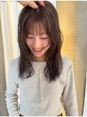 ブリーチなしモカブラウン / wave styling