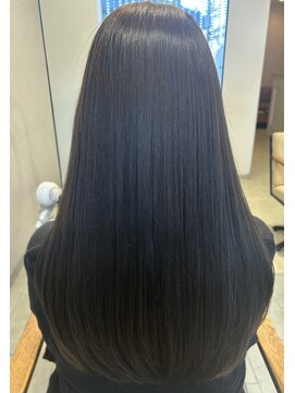 ハナノネ ヘアー(Hananone hair) オリーブベージュ×ブル