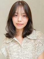 アグノス 青山(Agnos)&nbsp;レイイヤーカットエアリーカール薄めバングサイドバング前髪