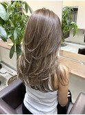 シアーグレージュ×ハイライト