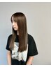 【王道美髪ストレート★】髪質改善ストレート＋カット＋春カラー￥27000→