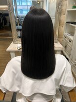 ラファンジュ ヘアー(Rohange hair)&nbsp;【髪質改善】思わず触れたくなる艶髪ストレート/縮毛矯正