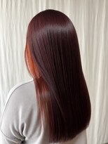 ココカラヘアー ニコ(cococara hair nico) インナーカラー/トリートメント/ブリーチなし/オレンジ/髪質改善