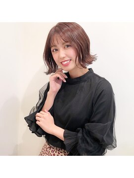 ローネス ギンザ(LONESS ginza) 大人可愛い20代30代40代☆ラベージュカラーの小顔ボブ
