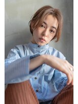 ケアリー 武蔵小杉(Carelly)&nbsp;大人かわいい前髪セシルカットココアブラウンフリンジウェーブ